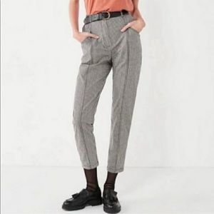 UO Silence + Noise Gingham Mom Pant